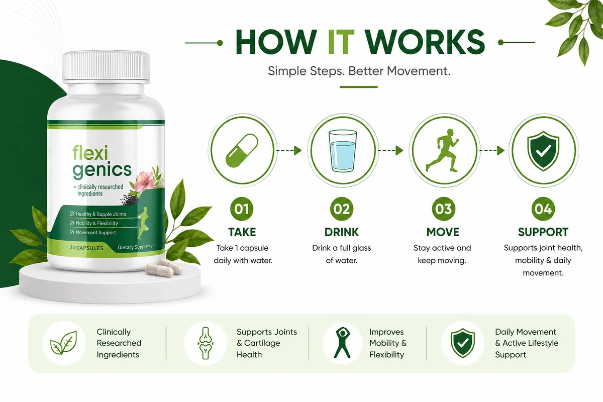 Flexigenics joint support product overview